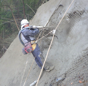 コンクリート吹付工